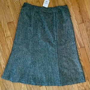 Appleseed's Classic Charcoal Gray A-Line Skirt